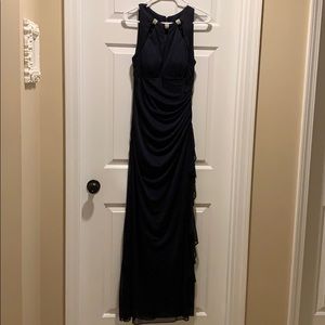 B&A by Betsy and Adam - Navy evening gown